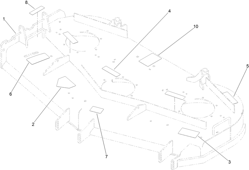Deck Decal Assembly No 112 7083