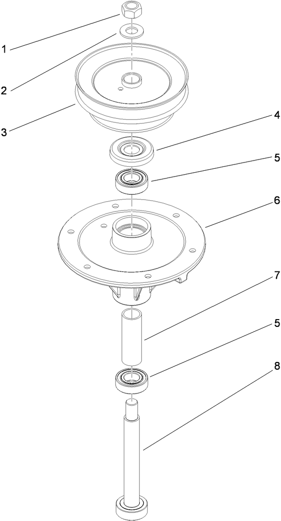 Spindle Assembly No 110 0730