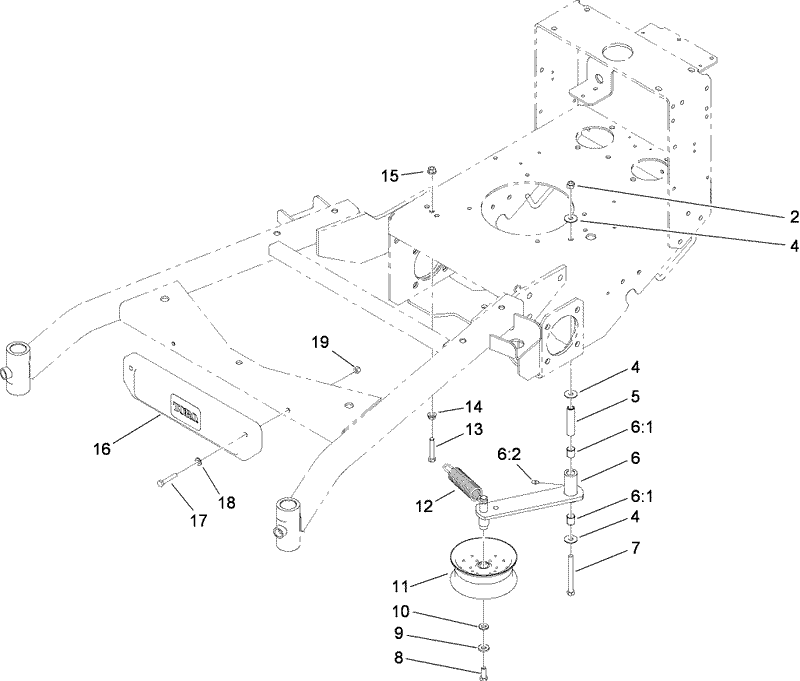 Power Take Off Idler Assembly