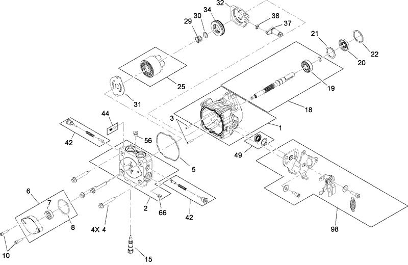 Hydraulic Pump Assembly No 115 4481
