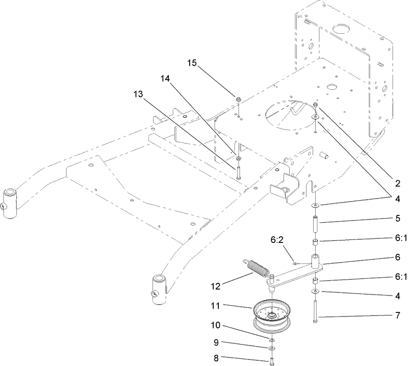 Power Take Off Idler Assembly