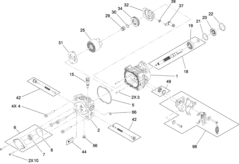 Hydraulic Pump Assembly No 115 4480