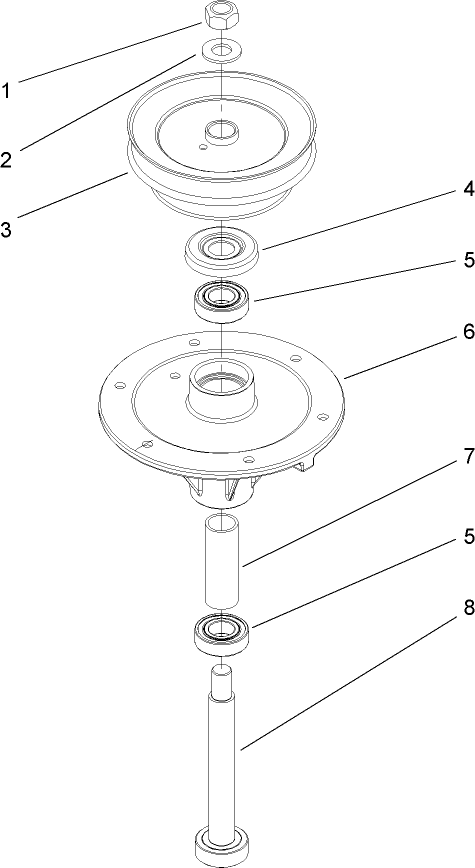 Spindle Assembly No 110 0730