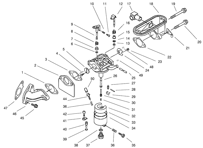 Carburetor Assembly Kawasaki FB460V MS14
