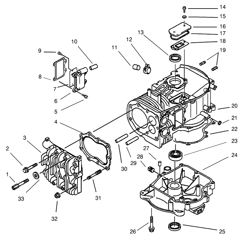 Crankcase Assembly Kawasaki FB460V MS14