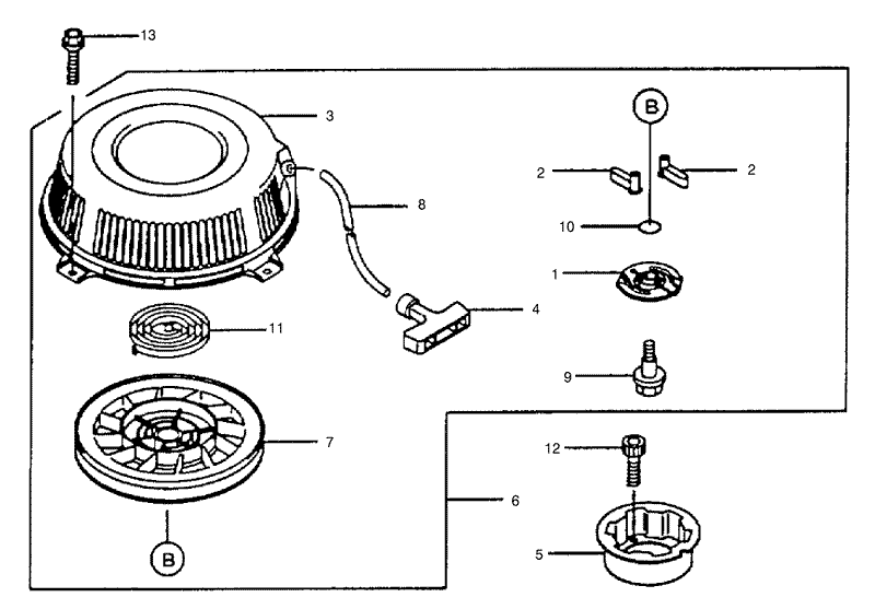 Starter Kawasaki FB460V MS14
