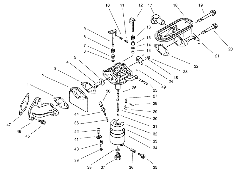 Carburetor Assembly Kawasaki FB460V MS14