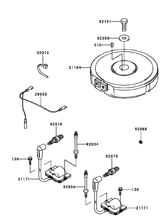 Electric Equipment Assembly Kawasaki FH451V BS04
