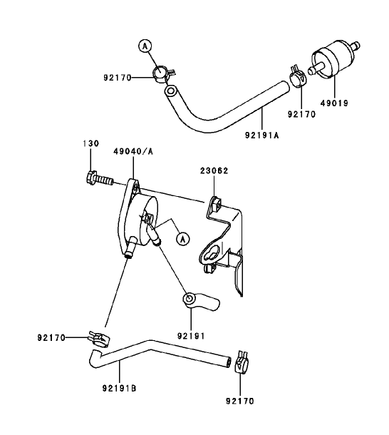 Fuel TankFuel Valve Assembly Kawasaki FH451V BS04