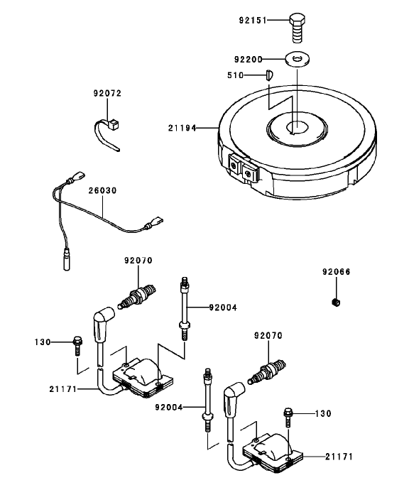 Electric Equipment Assembly Kawasaki FH451V BS04