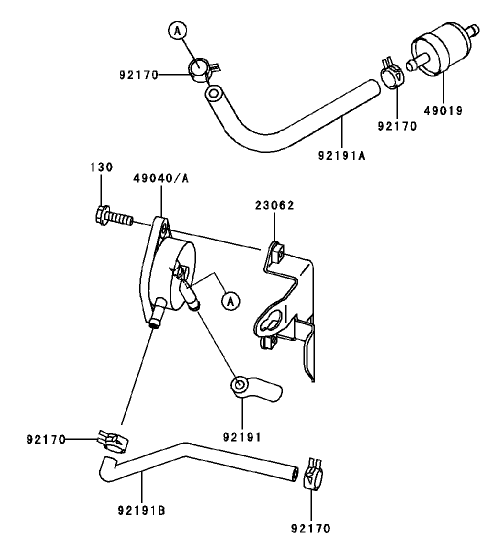 Fuel TankFuel Valve Assembly Kawasaki FH451V BS04