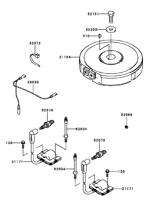 Electric Equipment Assembly Kawasaki FH451V BS04