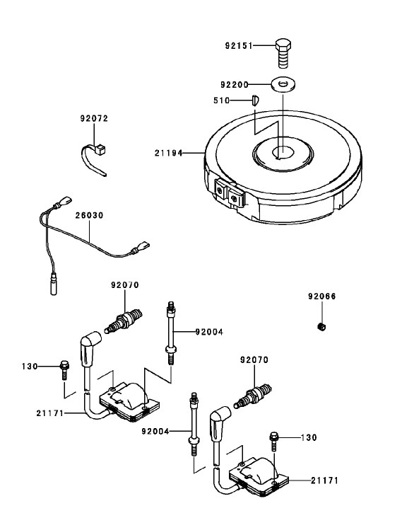 Electric Equipment Assembly Kawasaki FH451V BS04