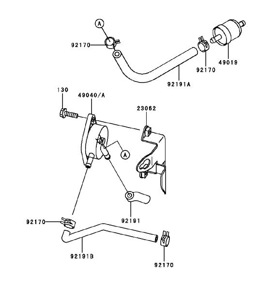 Fuel TankFuel Valve Assembly Kawasaki FH451V BS04
