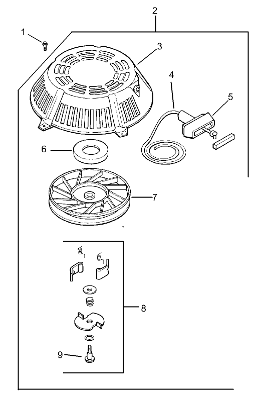Starter Assembly Kohler Model CV15T 41608