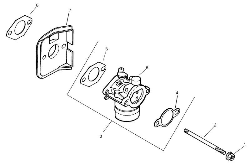 Fuel System Assembly Kohler Model CV15T 41608