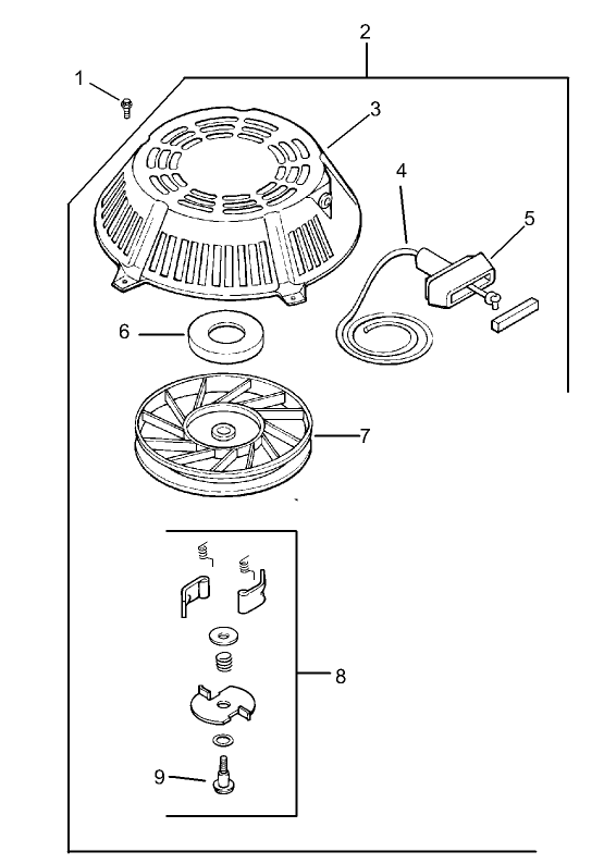 Starter Assembly Kohler Model CV15T 41608