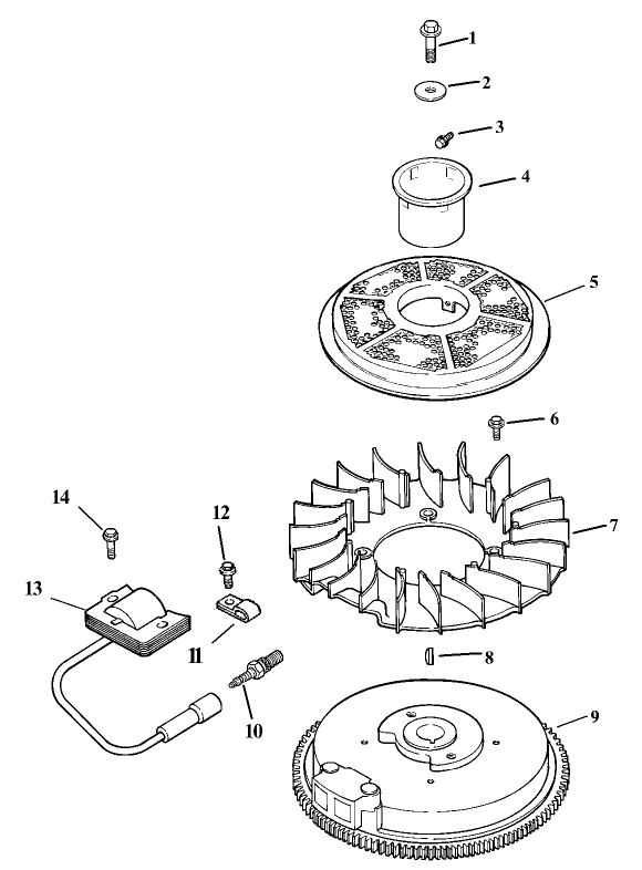 Ignition and Electrical Assembly Kohler CV15T 41608