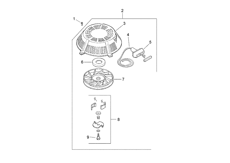 Starting System Assembly Kohler CV15T 41624