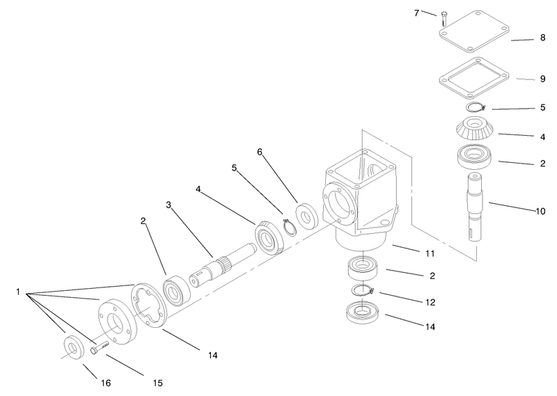 Gearbox Assembly No 54-2320