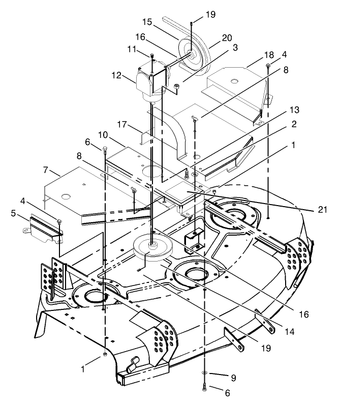 Cover Gearbox Gage and Wheel Assembly