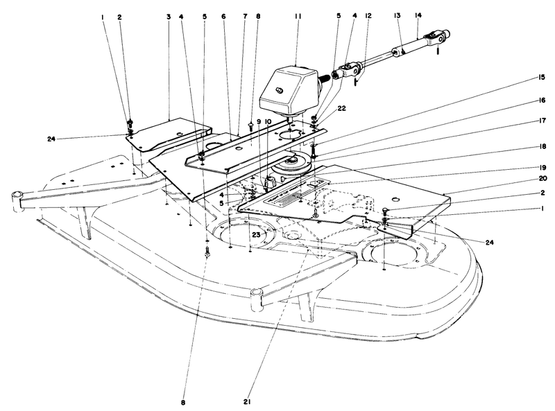 Deck Covers And Gear Box
