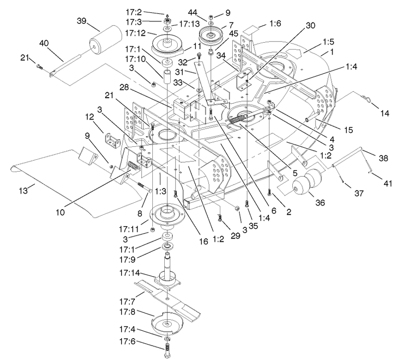 Deck And Spindle Assembly