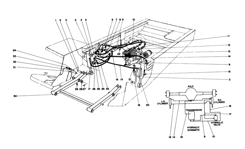 Hydraulic Valve And Lift Arm And Cylinders