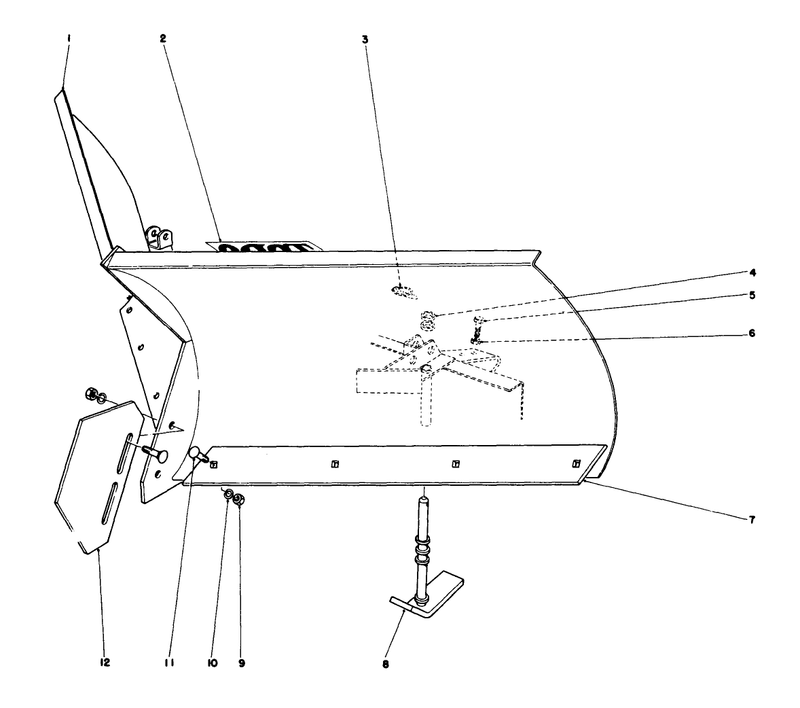 V Plow Model No 30750 optional