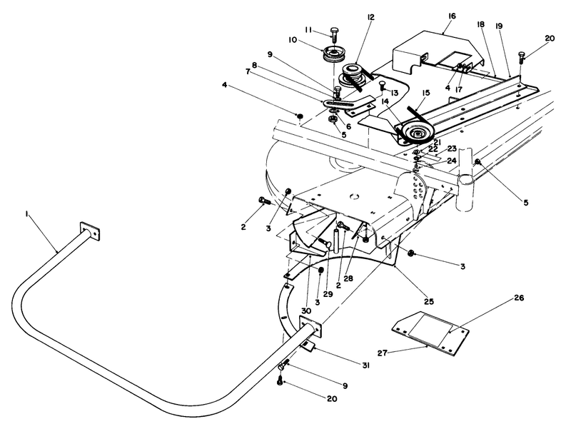Grass Collection System Model No 30557 continued for Cutting Unit Model 30555