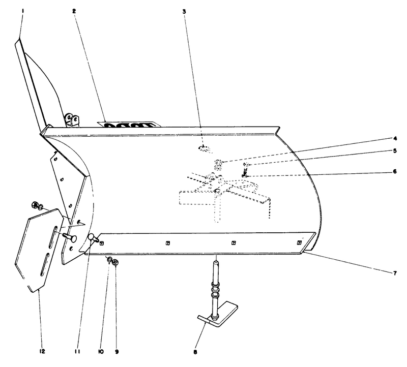 V Plow Model No 30750 optional