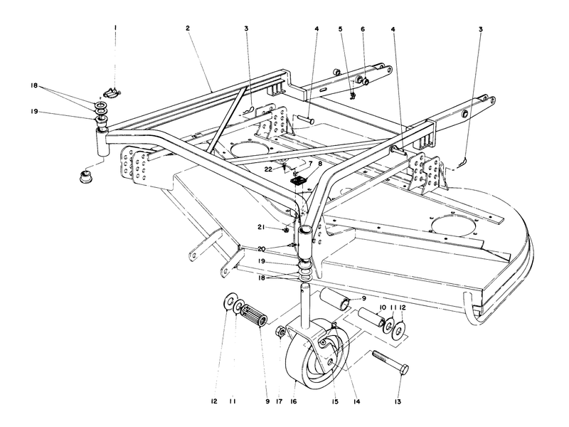 Deck Suspension Assembly