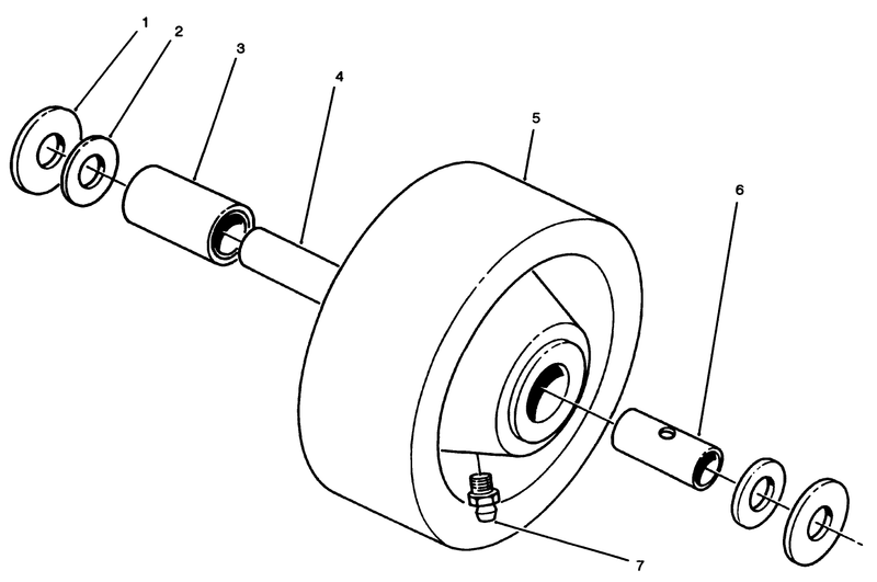 Phenolic Wheel Assembly No 27 1050 optional