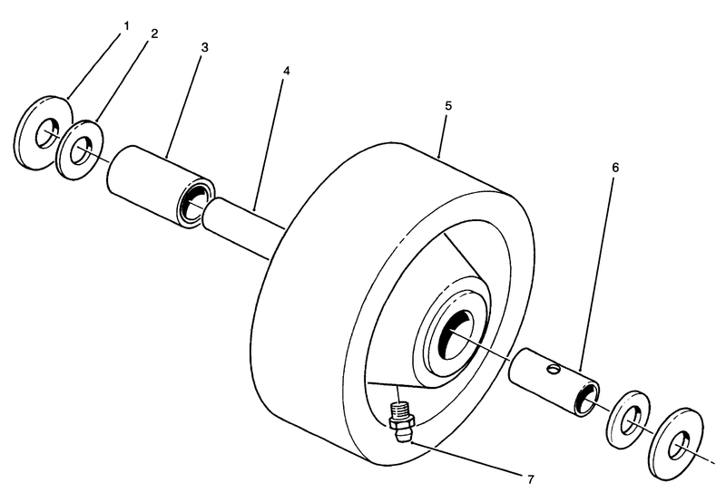 Phenolic Wheel Assembly No 27 1050 optional