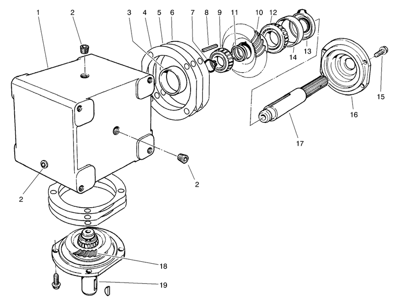 Gear Box Assembly No 68 6810