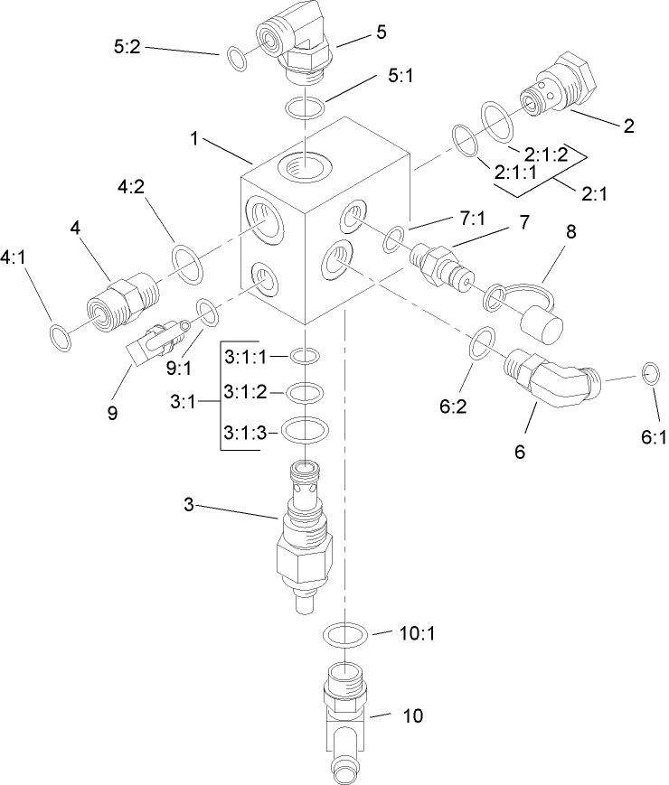 Counterbalance Manifold Assembly No 92 5638