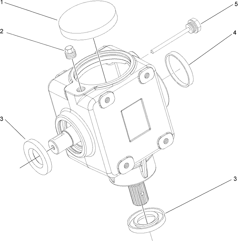Gear Box Assembly No 106 4355
