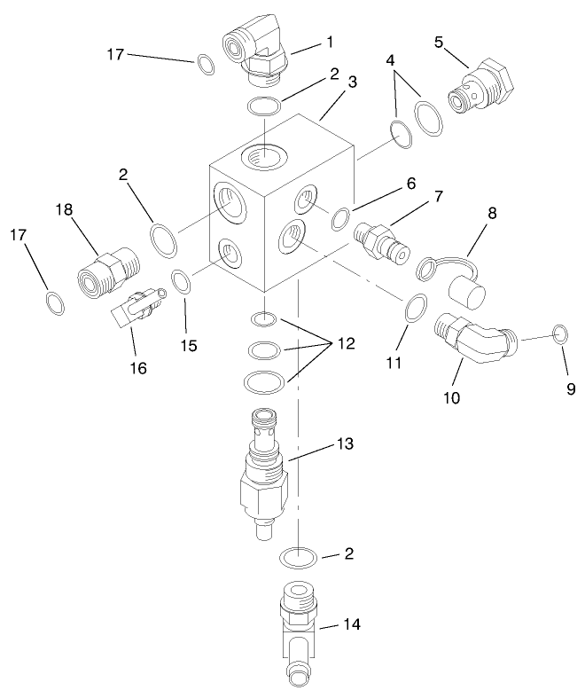Counterbalance Manifold Assembly No 92 5638
