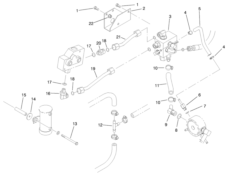 Counterbalance Manifold Installation Assembly