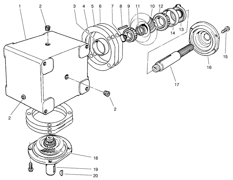 Gear Box Assembly No 68 6810