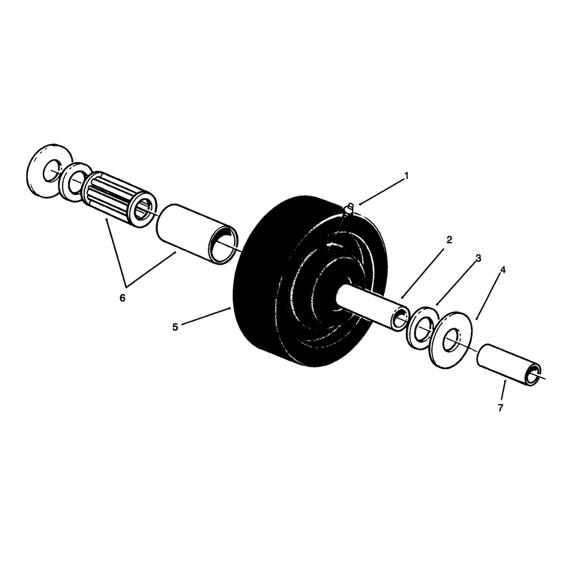Castor Wheel Assembly No 27-1050 Optional