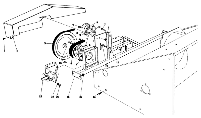 Cross Frame and Pulley Assemblies
