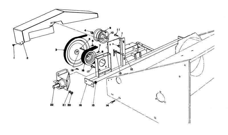 Cross Frame and Pulley Assemblies