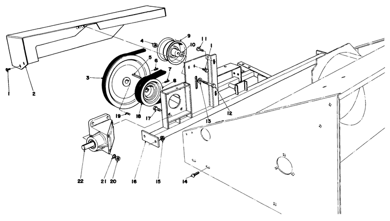 Cross Frame and Pulley Assemblies