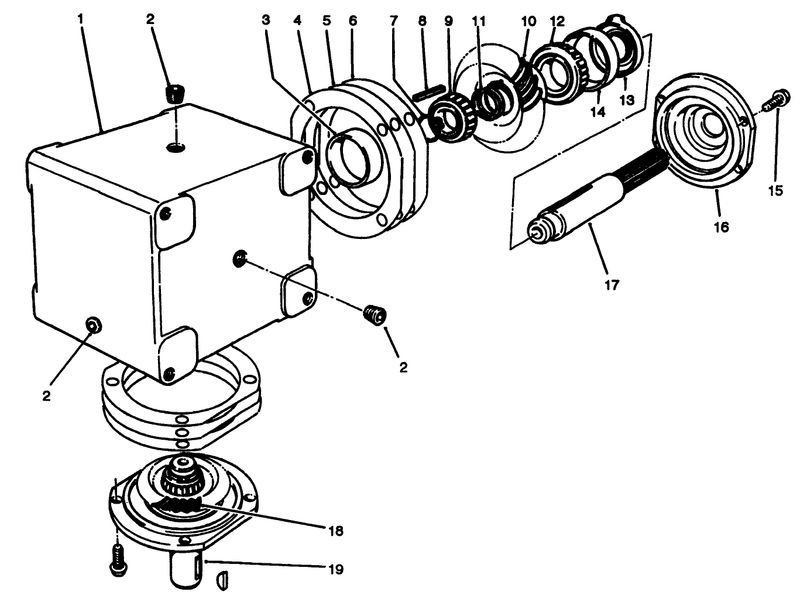 Gear Box Assembly No 68 6810