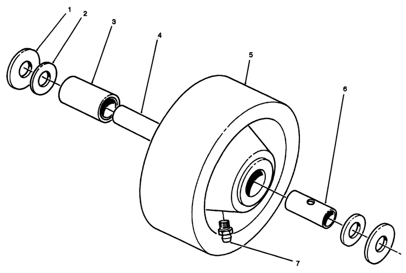 Phenolic Caster Wheel No 27 1050 optional