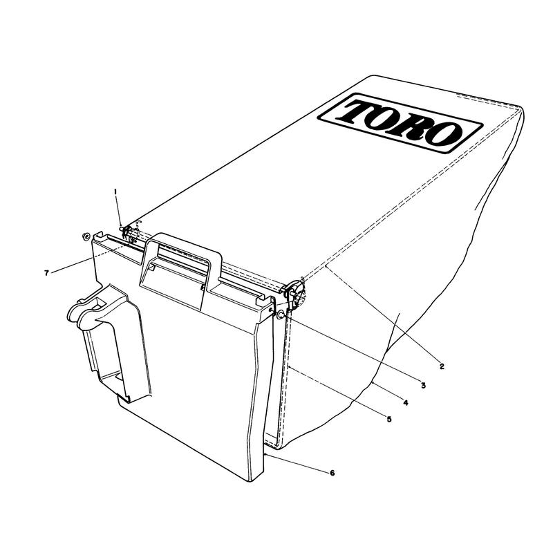 Grass Bag Assembly No 128859
