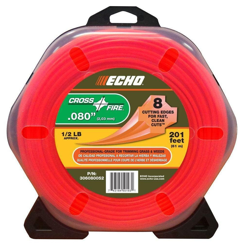 Echo 306080052 Cross-Fire .080 Trimmer Line 1/2 Pound Donut (201 Feet)