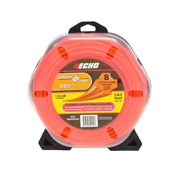 Echo 306095053 1/2 LB Donut 095 X-Fire Trimmer Line for GT,SRM