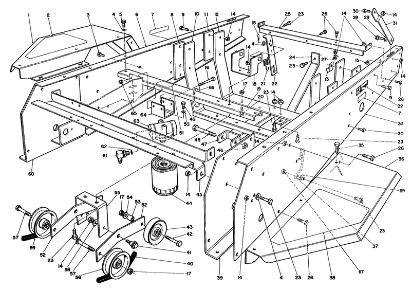 Frame and Jackshaft Assembly